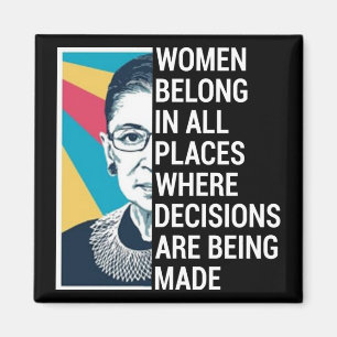 Rbg Quotes, Ruth Bader Ginsburg Quote Magnet