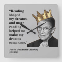 RBG, Reading Quote, gray