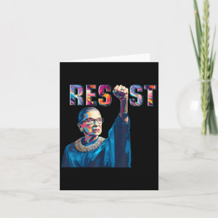 Rbg Resist Feminist Funny Quote Card