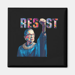 Rbg Resist Feminist Funny Quote Magnet
