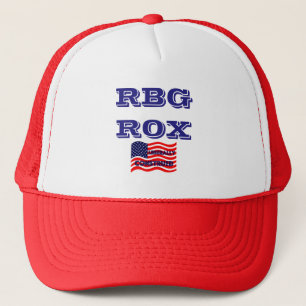 RBG ROX Ginsburg Liberal Democrat Democratic Party Trucker Hat