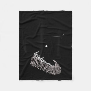 Rbg Ruth Bader Ginsburg - Be Independent Feminist Fleece Blanket