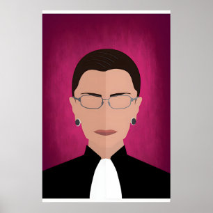RBG (Ruth Bader Ginsburg) Icon Print -Print Only 1