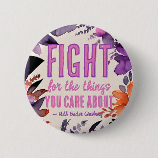 RBG Ruth Bader Ginsburg Quotes Feminist Liberal    6 Cm Round Badge