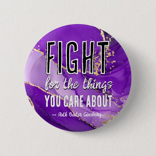 RBG Ruth Bader Ginsburg Quotes Feminist Liberal    6 Cm Round Badge (Front)