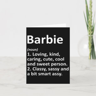 Rbie Definition Personalised Name Funny Birthday G Card