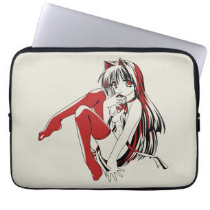 RBP, Neko the Sexy Anime Cat Girl Furry  Laptop Sleeve
