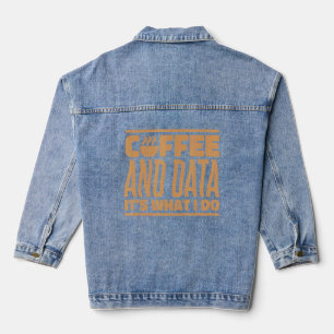Rbt Aba Behaviour Analysis Coffee And Data It's Wh Denim Jacket