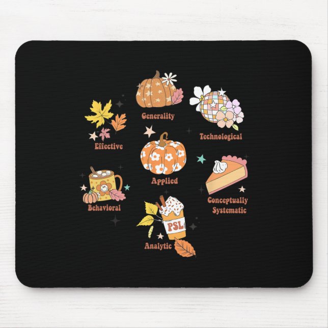 Rbt Aby Bcby Pecs 7 Dimensions Of Behaviour Therap Mouse Pad (Front)