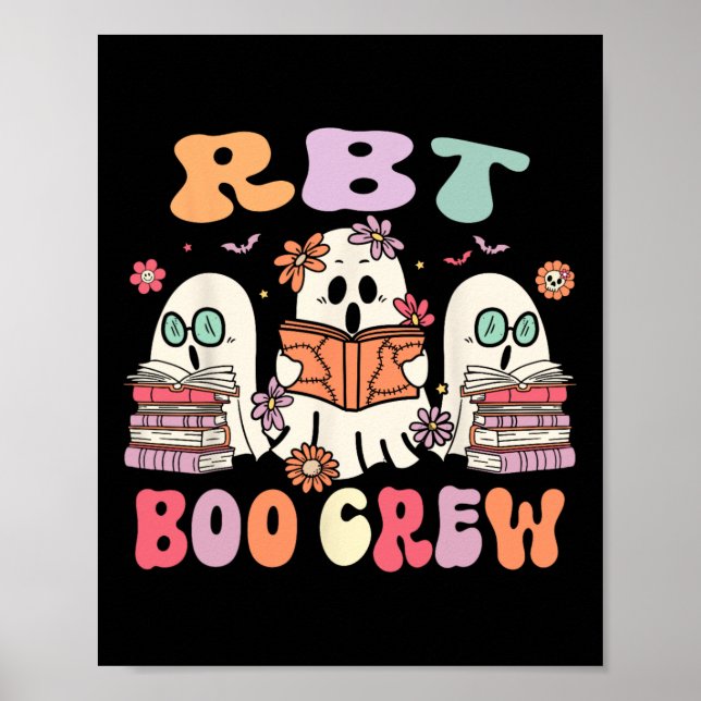 Rbt Boo Crew Halloween Registered Behaviour Techni Poster (Front)