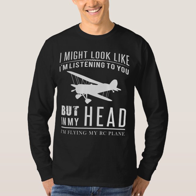 RC Aeroplane Dreamer Tee - Soaring in My Imaginati (Front)