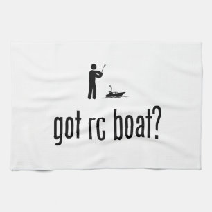 RC Boat Tea Towel