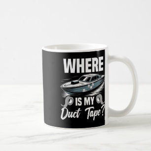 Rc Boats Remote Control Boat Cruise Duct Tape Rc C Coffee Mug