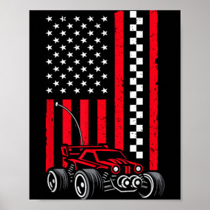 Rc Car Art For Men Women Kids Rc Racing Truck Rc C Poster