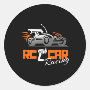 Rc Cars Racing Hobby Classic Round Sticker