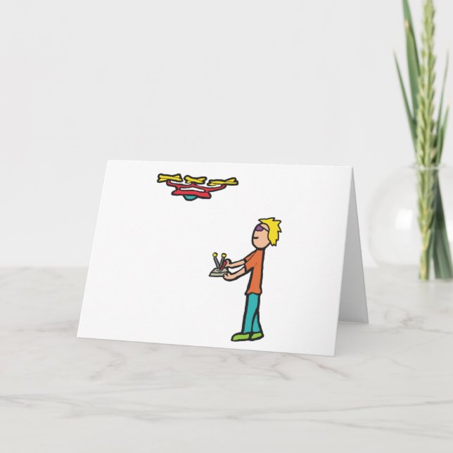 RC Drone Flying Card (Front)