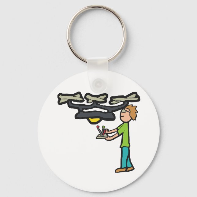 RC Drone Flying Key Ring (Front)