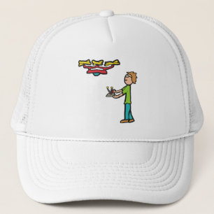 RC Drone Flying Trucker Hat