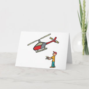 RC Helicopter Card