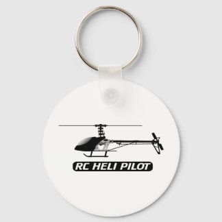 RC Helicopter Pilot Key Ring