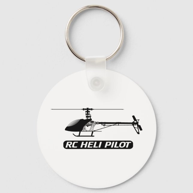 RC Helicopter Pilot Key Ring (Front)