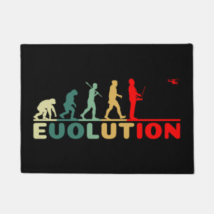 RC Helicopter Remote Control Flying Evolution Doormat