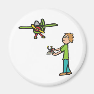 RC Model Airplane Flying Magnet