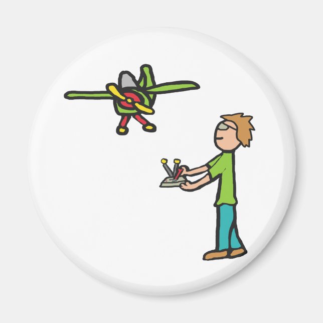 RC Model Airplane Flying Magnet (Front)