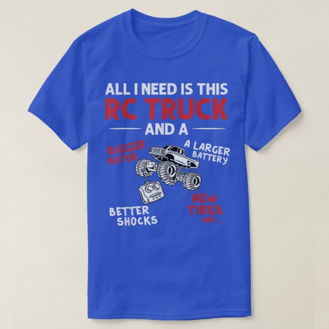 Rc Monster Truck Car Remote Control 2362 T-Shirt (Design Front)