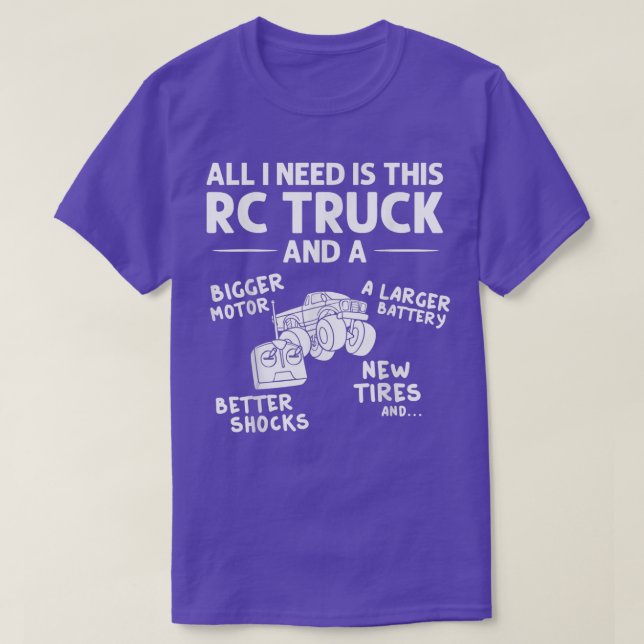Rc Monster Truck Car Remote Control 2364 T-Shirt (Design Front)