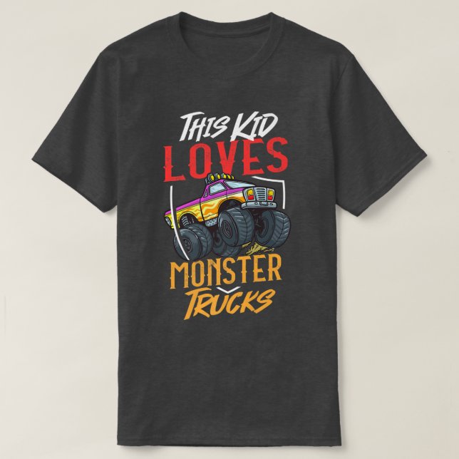 Rc Monster Truck Remote Control Car  T-Shirt (Design Front)