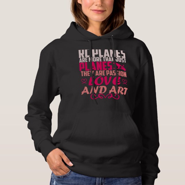 Rc Pilot Model Aeroplane Pilot Model Flight Rc Air Hoodie (Front)