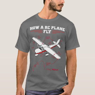 RC Plane Remote Controlled Model Funny Diagram T-Shirt