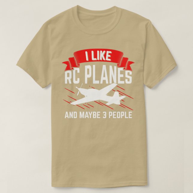 RC Plane Remote Radio Control Controlled Gift 2  T-Shirt (Design Front)