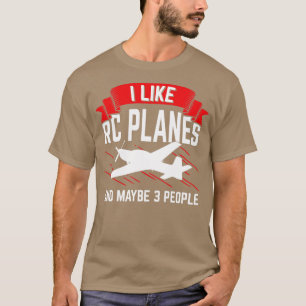 RC Plane Remote Radio Control Controlled Gift 2  T-Shirt