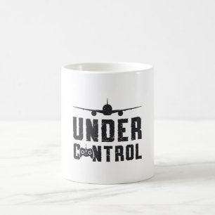 RC Plane Under Control Pilot Aeroplane RC Planes Coffee Mug