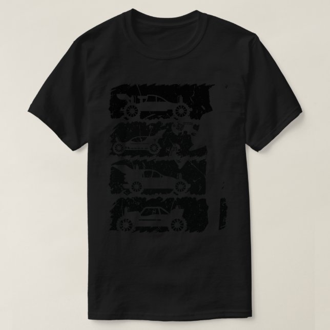 RC s Silhouette Remote Control T-Shirt (Design Front)