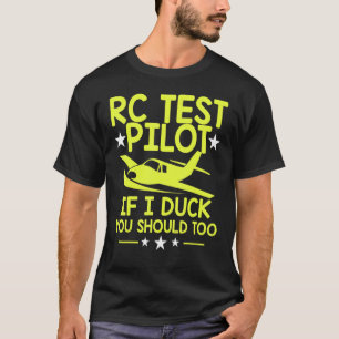Rc Test Pilot Model Airplane Pilot Model Flight Rc T-Shirt