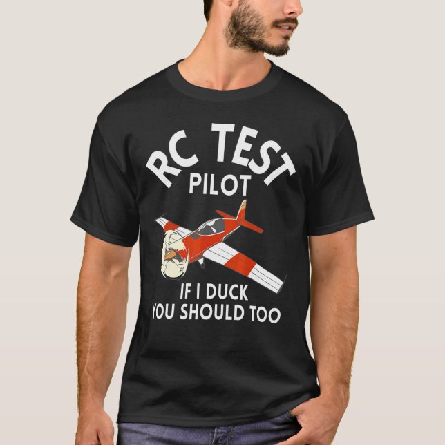 RC Test Plane Model Aeroplane Aviation Aircraft   T-Shirt (Front)