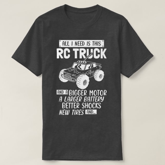 RC Truck Remote Controlled Car RC Car Racing Car   T-Shirt (Design Front)