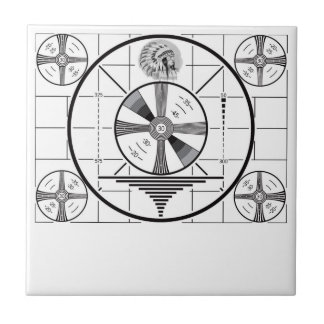 RCA Indian Head Test Pattern Ceramic Tile