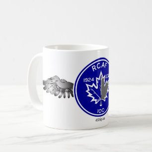 RCAF 100 Vintage Grey Logo Mug