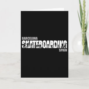 Rcelona Skateboarder Urn Skateboarding 1  Card