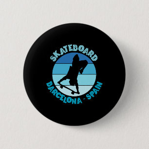 Rcelona Skateboarder Urn Skateboarding 4 6 Cm Round Badge