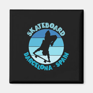 Rcelona Skateboarder Urn Skateboarding 4 Magnet