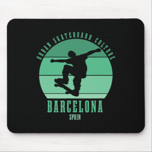 Rcelona Skateboarder Urn Skateboarding 6 Mouse Pad