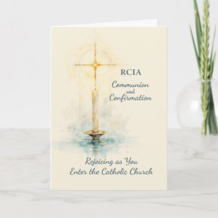RCIA Communion Confirmation Catholic Church Card