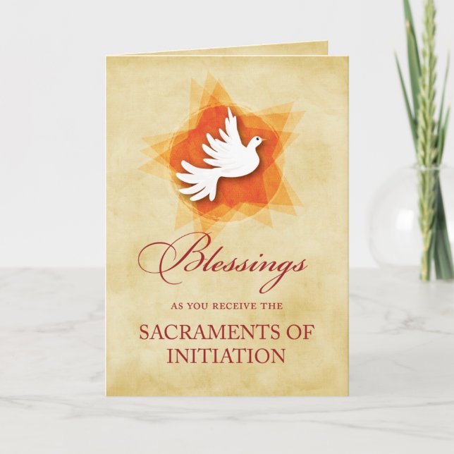 RCIA Confirmation and Communion Congratulations Card (Front)
