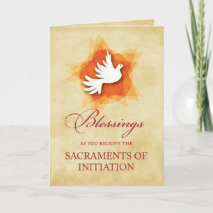 RCIA Confirmation and Communion Congratulations Card