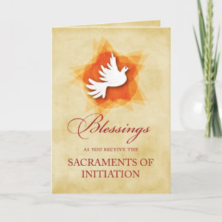 RCIA Confirmation and Communion Congratulations Card